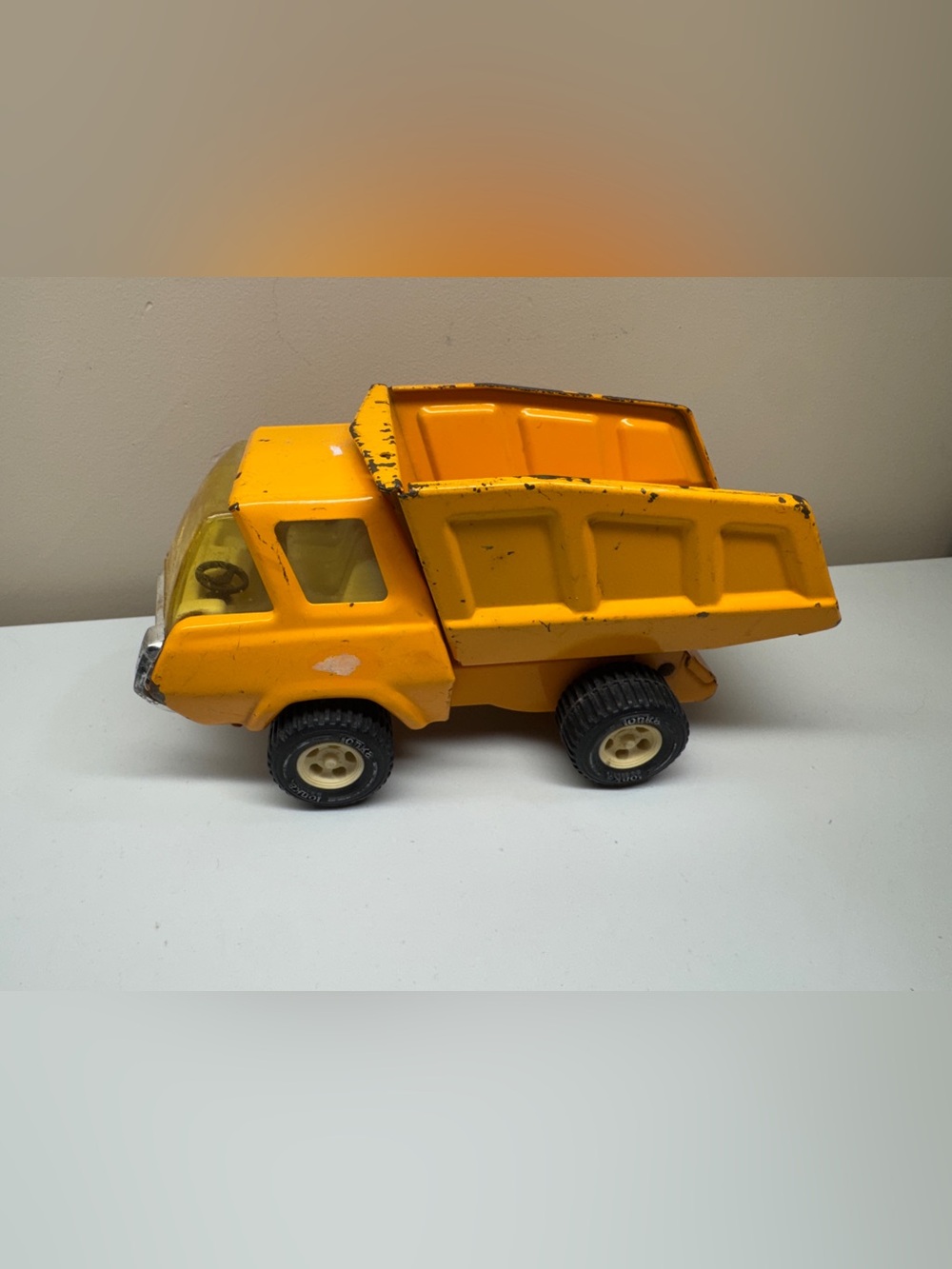 Vintage Tonka Yellow Dump Truck Metal